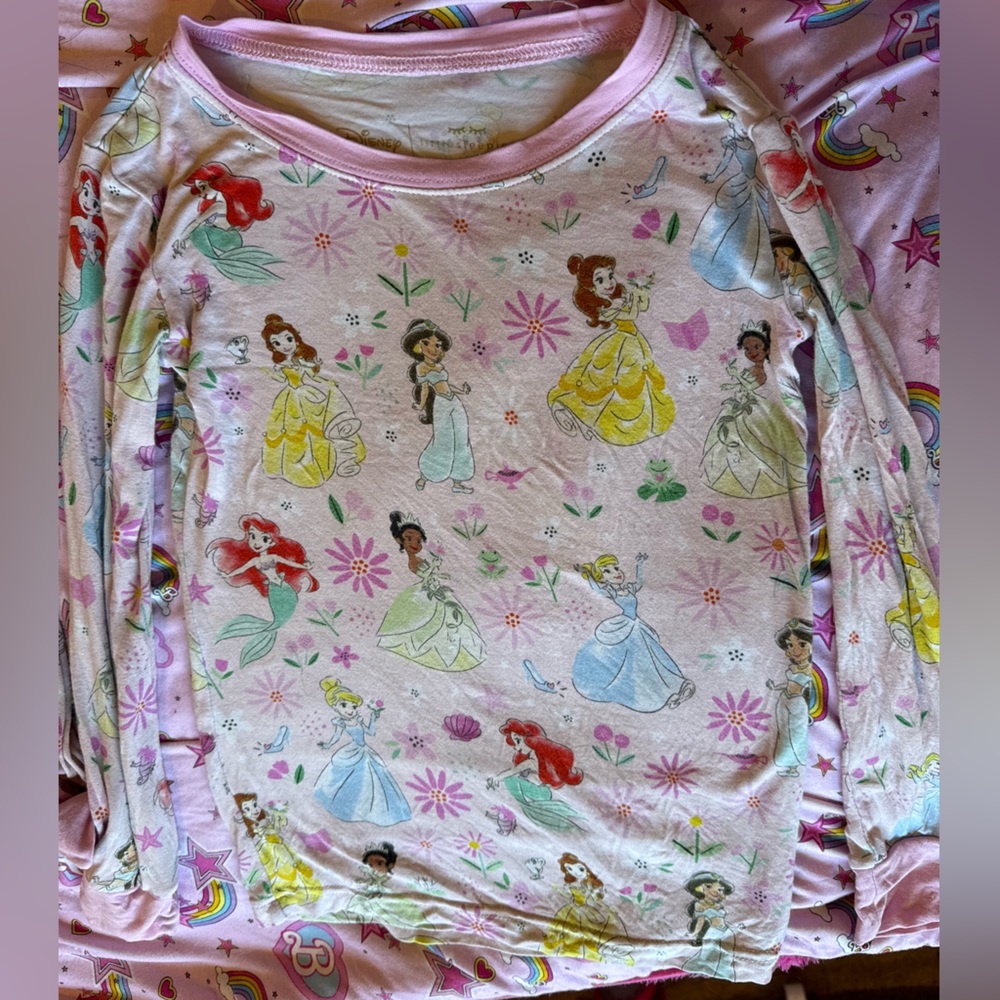 3t little sleepies 2 piece princess set